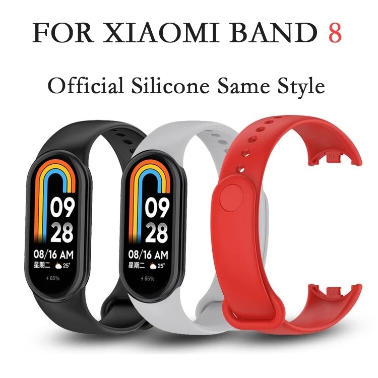 Dây Cao Su Cho Đồng Hồ Thông Minh Xiaomi Mi Band 8 / 7 / 6 / 5 / 8
