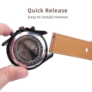 Dây Da Đồng Hồ Đeo Tay 20mm 22mm Cho Samsung Galaxy Watch 4 5 PRO 40mm 44mm 45mm GT2 3 PRO GTR