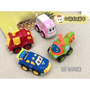 xe đồ chơi cho bé,xe ô tô đồ chơi chạy đà cho bé,4 xe poli đa dạng màu sắc