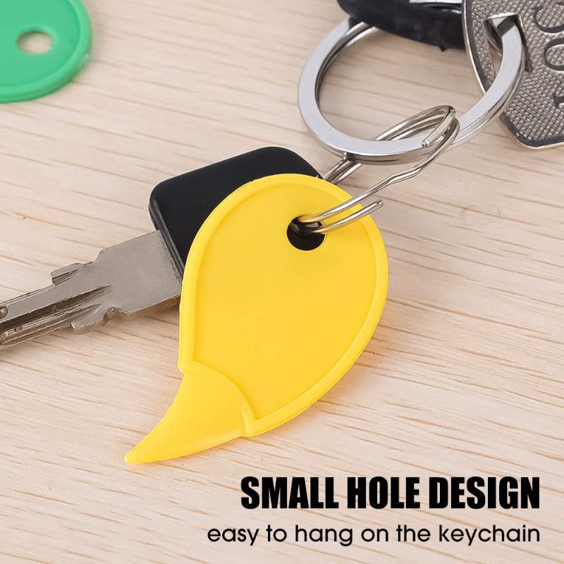 Móc khóa hộp đựng / Dụng cụ mở hộp Mini đầy màu sắc / Dụng cụ cắt mở chữ di động / Dụng cụ mở nắp bằng nhựa 10 chiếc / Dụng cụ cắt gói an toàn Mini