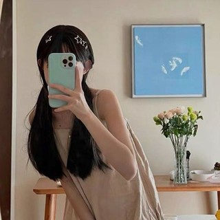 Set 10 Kẹp Tóc Kim Loại Màu Bạc Hình Ngôi Sao Phong Cách Hàn Quốc HaminStore