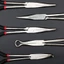 Kìm mũi dài FANIELLAPOWELL, Kìm thẳng chống trượt có tay cầm dài, Kìm mũi thép Carbon đa chức năng 25 / 45 / 90 độ Bent Kỹ sư máy móc