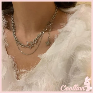 Vòng cổ Ngôi Sao Nhiều Lớp Thời Trang Vintage