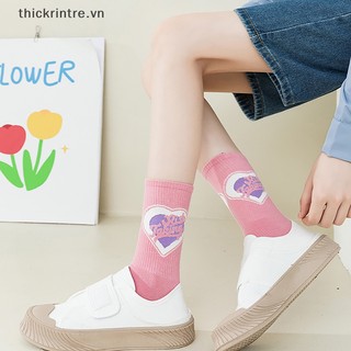 Thi vớ nữ mùa xuân và mùa thu mỹ retro cá tính giữa ống vớ nghệ thuật đại học gió vớ thể thao vớ bông vn