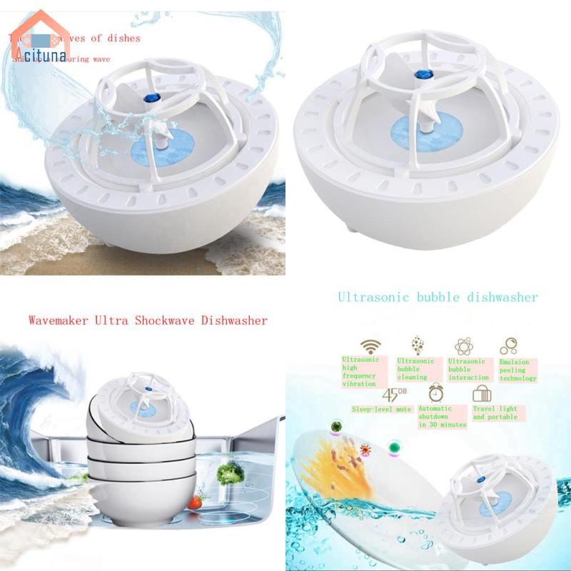 Chậu rửa di động acituna tự động để làm sạch bát