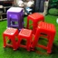 Nrl Tỉ Lệ 1 / 12 Nhà Búp Bê Thu Nhỏ Ghế Nhựa Ghế Giả Vờ Chơi Đồ Chơi Nội Thất
