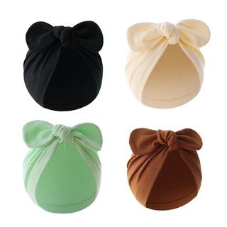 Mũ beanie Đính Nơ Lớn Chống Gió Giữ Ấm Mùa Xuân Cho Bé Sơ Sinh