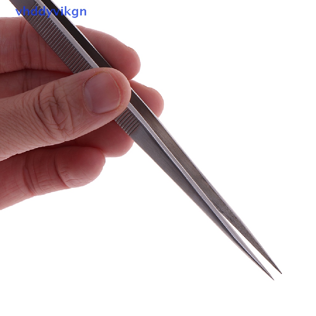 Nhíp Kẹp Mũi Nhọn Điện Tử Dài 7 "18cm Bằng Thép Không Gỉ