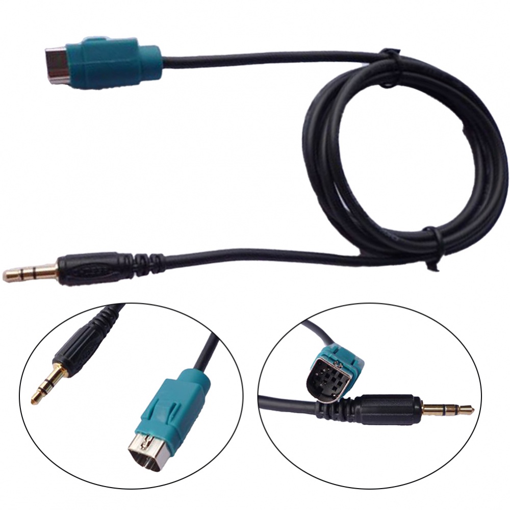 Audio Input Adapter Cable for ALPINE Full Speed Stereo System Headphone