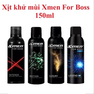 Xịt Ngăn Mùi Xmen For Boss Intense  - Mùi hương trầm đầy nội lực 150ml