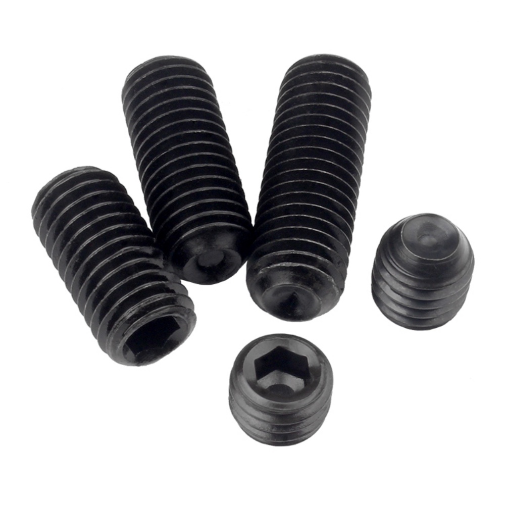 [XJK] M4 / M5 / M6 Vít ren nam màu đen 12.9 lớp Đầu lõm cố định vít không đầu Vít dừng | BigBuy360 - bigbuy360.vn