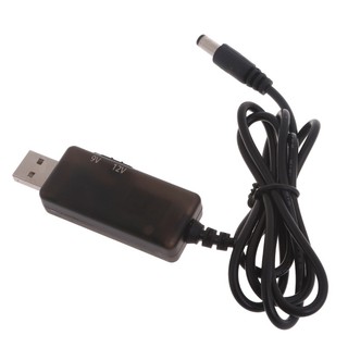 Dây cáp tăng cường nguồn CLI USB sang DC5521 với bộ điều chỉnh điện áp có thể điều chỉnh cho quạt định tuyến WiFi hoặc đèn 5V-9V 12V