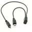 Sweet ~ Dây Cáp Chia Chữ y micro usb Bền Chắc Cho Hai Thiết Bị Giao Diện micro usb