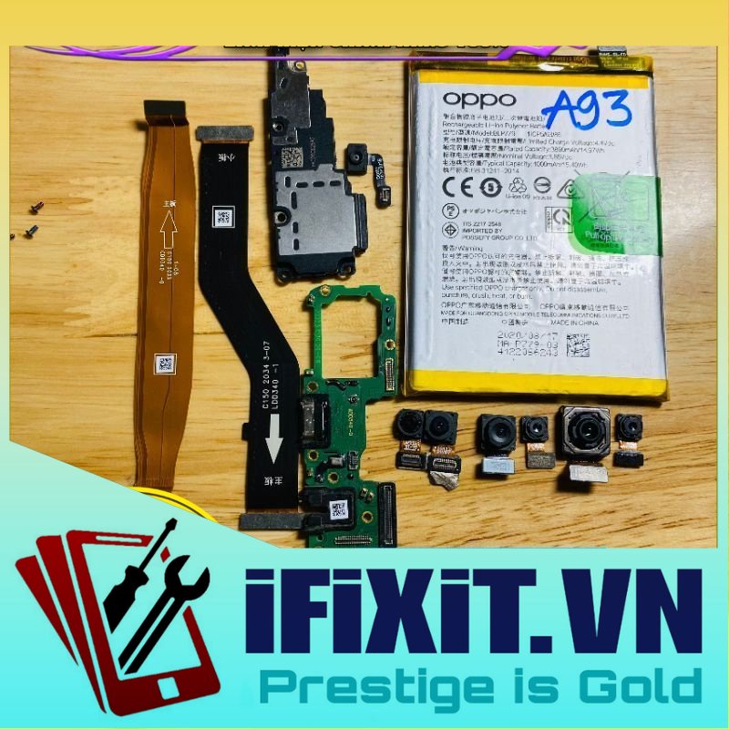 Linh Kiện (Oppo A93) Camera Trước + Sau,Main sạc,Loa ngoài,Cáp nối main ...