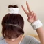 Set 3 Băng Đô / Vòng Đeo Tay / Dây Buộc Tóc / Rửa Mặt Độ Co Giãn Cao Mềm Mại Thời Trang Hàn Quốc