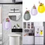 Bình silicon CATIYAHA, Dính trên tường Chậu hoa thủy canh, Trang trí tường sáng tạo Tự dính Hộp đựng hoa DIY Nhà