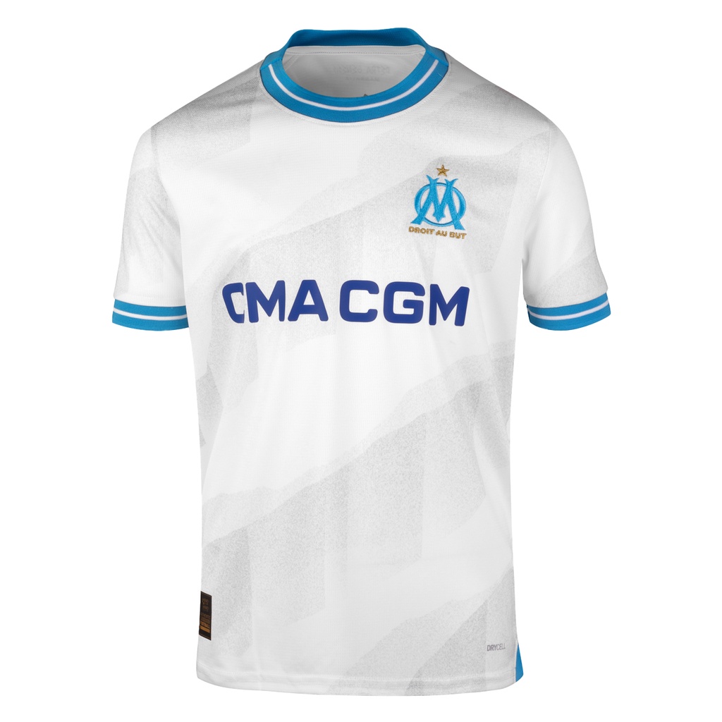 SY3 2023-2024 Olympique de Marseille Sân khách Jersey Bóng đá Áo thun tay ngắn thể thao Tee Plus Kích thước YS3