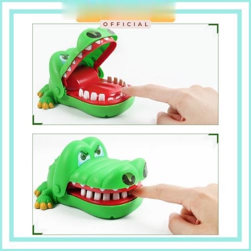 Đồ chơi cá sấu cắn tay loại to cho bé, trò chơi khám răng cá sấu vui nhộn cho bé yêu