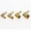 Ống GUSTAVA Barb, 1 / 8 "1 / 4" 3 / 8 "1 / 2" Khớp nối ống đồng thau PL, Ống nối khớp nối khuỷu tay bằng đồng thau bền OD 6-8mm 90 độ