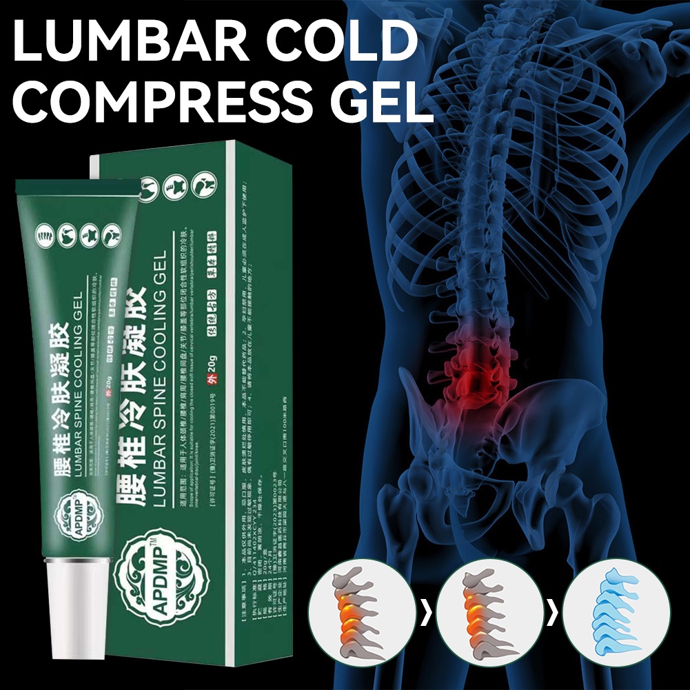 Ảnh EELHOE Thắt lưng Gel nén lạnh Apdmp Thoát vị đĩa đệm Căng cơ khớp Dây thần kinh tọa Sưng cột sống thắt lưng Gel đau đầu gối 3