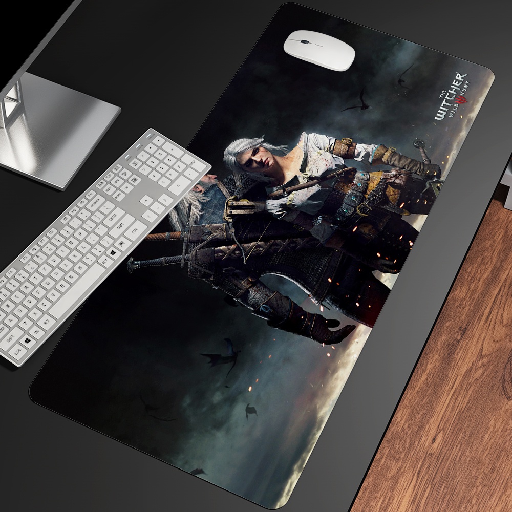 Miếng Lót Chuột Máy Tính Dễ Thương Kawaii Phụ Kiện Chơi Game Thảm gabinete Game Thủ PC Anime The Witchers Bàn Thảm Lớn LOL Mousepad