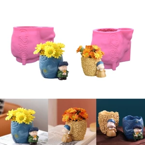 GODD DIY Silicone Artist Hộp Bảo Quản Hoa Khuôn Để Trang Trí Mọng Nước