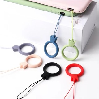 Dây đeo điện thoại/đeo USB/đeo chìa khóa dễ thương silicon, chống mất, vòng buộc cho iPhone Huawei