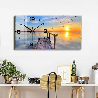 Tranh Đồng Hồ Treo Tường Phong Cảnh Thiên Nhiên - Tranh Tráng Gương Tri Ân Thầy Cô 20/11