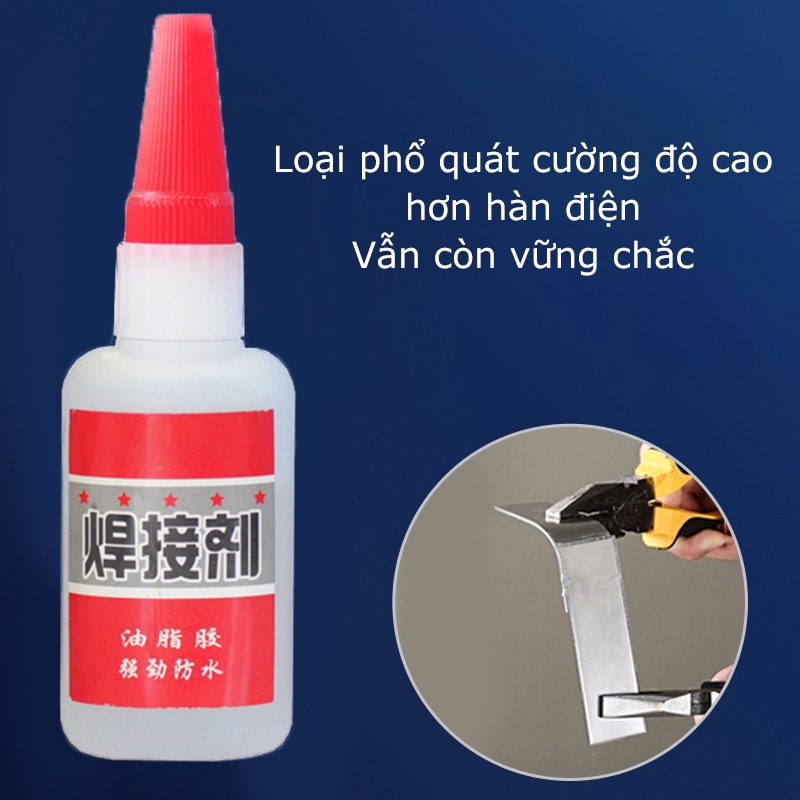 Keo Dán Siêu Dính Đa Năng Mọi Chất Liệu Cực Mạnh - Dán Gỗ Thuỷ Tinh Kim Loại Sắt Gốm Sứ Nhựa Vải