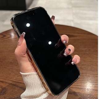 Luxury Glitter Diamond Plating iPhone Soft Case (for iPhone 14 13 12 11Pro Max 12 ProMax) TPU Side Shock Resistant Matte iPhone Leather Case