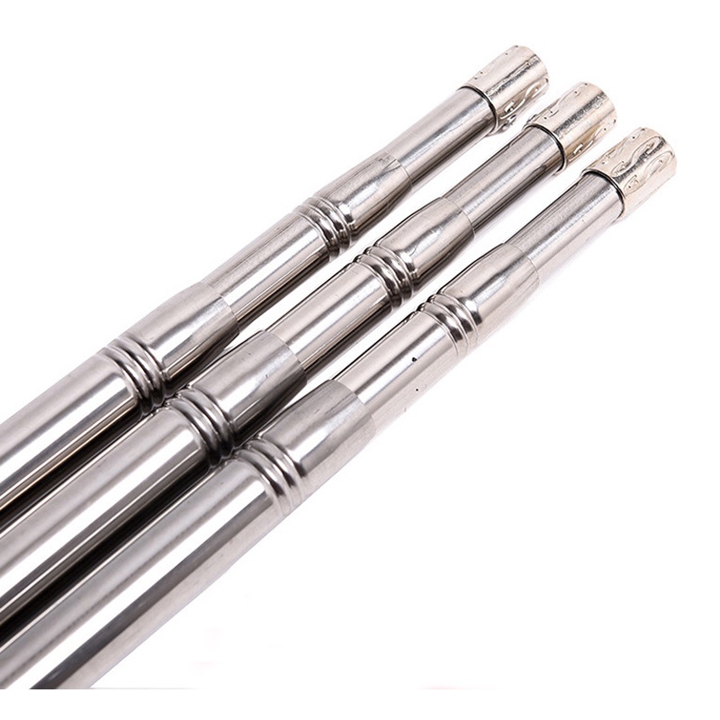 Cán Vợt Cá INOX Rút Gọn, Sào INOX Rút Gọn, Tay Cầm Bọc Cao Su, Có Kớp ...