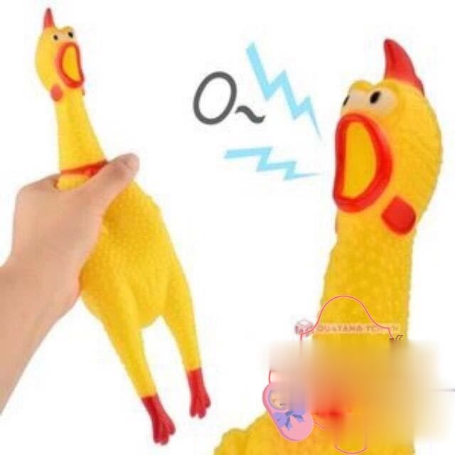 Đồ Chơi Gà Bóp Kêu, Gà A Lử 32cm Dành Cho Bé