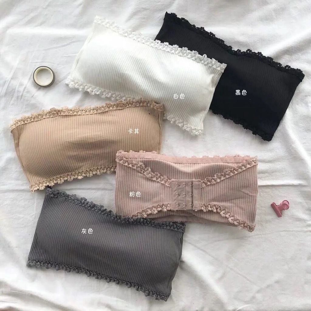 Áo Ngực Ống Không Dây Chống Trượt Cho Nữ Sinh