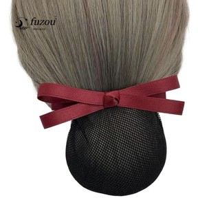 Phụ Nữ Mùa Xuân Kẹp Cho Bé Gái Vintage Nữ Khiêu Vũ Mũ Đội Đầu Văn Phòng Tóc Lưới Cho Y Tá Nơ Tóc Bun Bao Hairgrips Bao Lưới