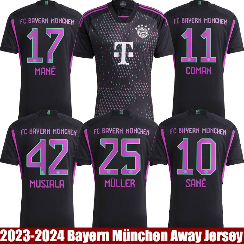 Áo thi đấu Bayern Munich sân khách 2023-2024, phù hợp mọi kích cỡ bao gồm plus size