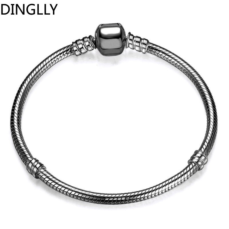 Vòng Tay Dây Xích Mạ Đen 16cm - 21cm Diy Dành Cho Trẻ Em