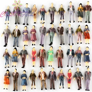 【COLORFUL】Model People Figures 1:50 Scale Landscape Color Pose Placement Display Plastic