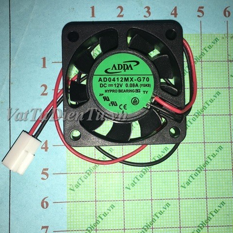 AD0412MX-G70 Quạt tản nhiệt 12V 0.08A 40x40x10mm ADDA 2 dây | Shopee ...