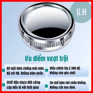 [Bộ 2] Gương Cầu Lồi Ô Tô Xoay 360 Gương Cầu Lồi Ô Tô Hút Chân Không Gắn Gương Chiếu Hậu Ô Tô
