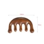 Bàn chải tóc FAVORITEGOODS, Lược Massage tuần hoàn máu bằng gỗ gụ, Salon mượt mà Cung cấp Meridian Thư giãn đầu máy mát xa Dụng cụ tạo kiểu tóc