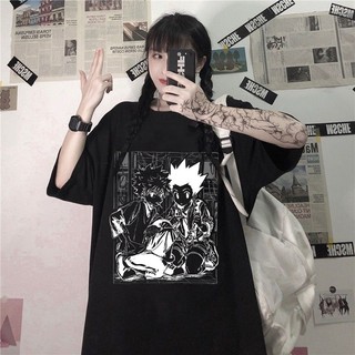 Áo Thun Unisex Y2k Hunter X Hunter In Killua Zoldyck Anime Áo Thun Nữ Tay Ngắn Manga