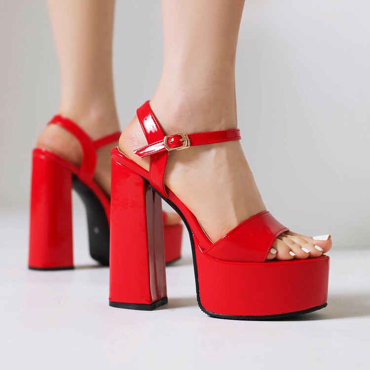 Sandal Cao Gót Hở Ngón Thiết Kế Mới Có Size Từ 34-43 Cao Cấp Thời Trang