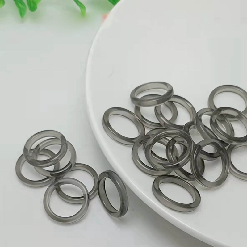 Mỹ 2 Chiếc Nhẫn Acrylic Nhiều Màu Sắc Cho Nữ Mỏng Tròn Nhẫn Trong Suốt Xếp Chồng Dây-Rings Sinh Nhật Trang Trí Quà Tặng