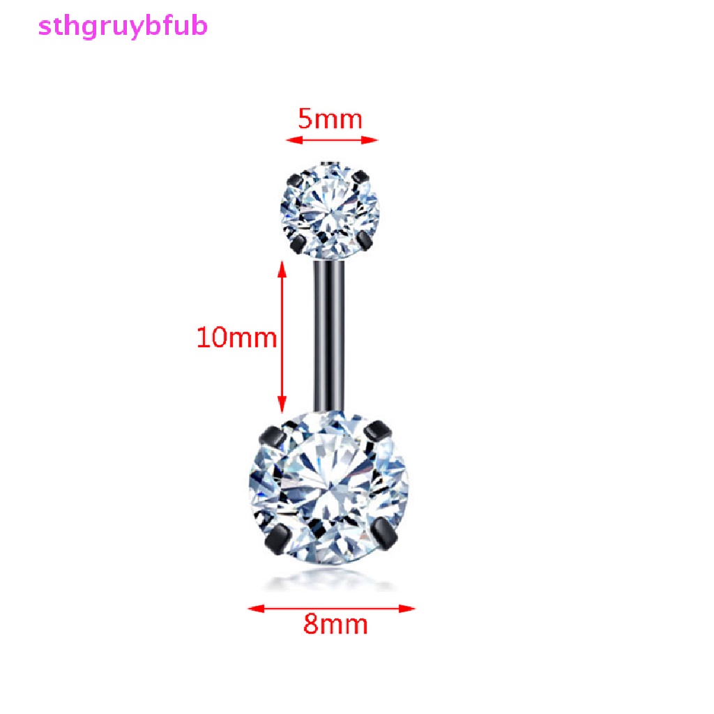 Khuyên RốN HìNh Tim BằNg ThéP Không Gỉ