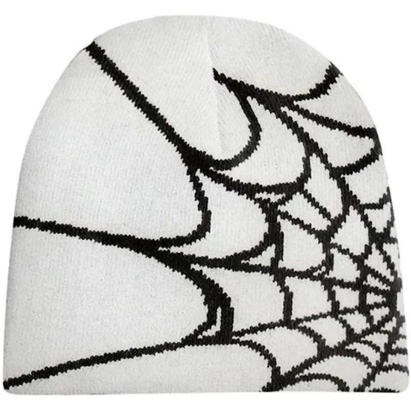 Mũ Beanie Y2K Y2K Đính Mạng Nhện