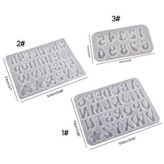 Kra Silicone Bảng Chữ Cái Khuôn Số Chữ Khuôn Nhựa Dính Cho Thủ Công DIY Tiệc Sinh Nhật Đám Cưới Trang Trí Nhà Cửa