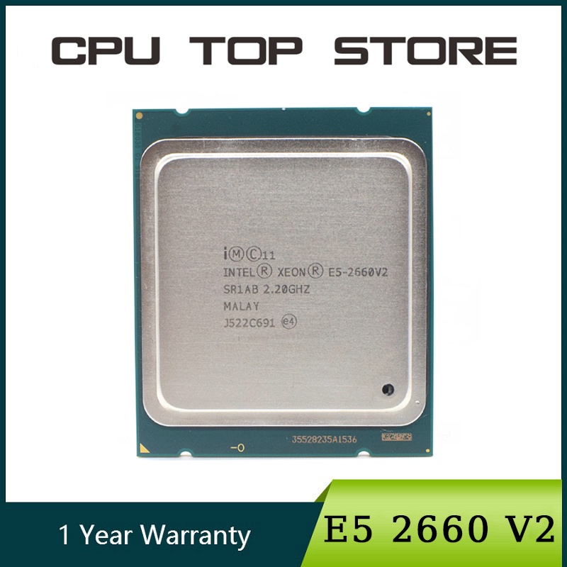Bộ Xử Lý Intel Xeon E5 2660 V2 SR1AB CPU LGA 2011 10 Core 2.20GHz 25M ...