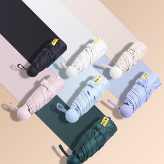 Dù Gấp Mini Hình Viên Thuốc Siêu compact Để Bảo Vệ Khỏi Nắng Và Mưa Khi Đi Học / Văn Phòng luyoo19