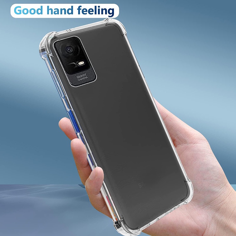 Dành Cho TCL Ion Z 40XE 40SE 408 406 405 403 Vỏ Mềm Chống Sốc Pha Lê Gel Trong Suốt TPU Vỏ Chống Sốc