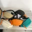Túi đeo ngực AFTEROF, Túi thắt lưng Nylon chống thấm nước, Túi thắt lưng màu trơn cá tính dành cho học sinh